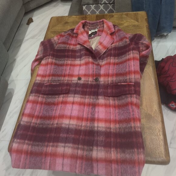 J.Crew Nello Gori Coat Italian Wool, Mohair Tartan Plaid Sz XXL,  New - Picture 1 of 3